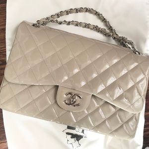 Chanel Jumbo Double Flap Beige Claire